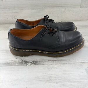 Dr. Martens Men’s Size 13 Lace Up Smooth Leather Oxford Shoes In Black